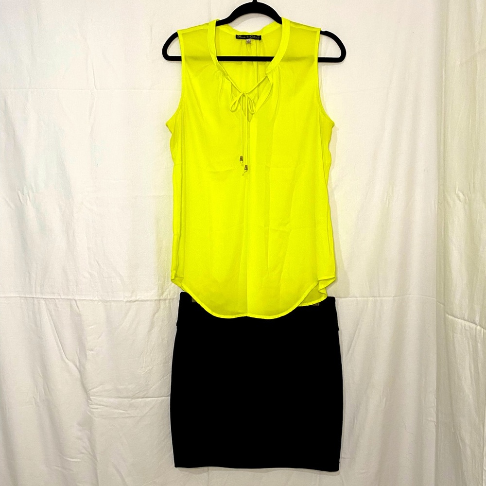 Kardashian black mini skirt